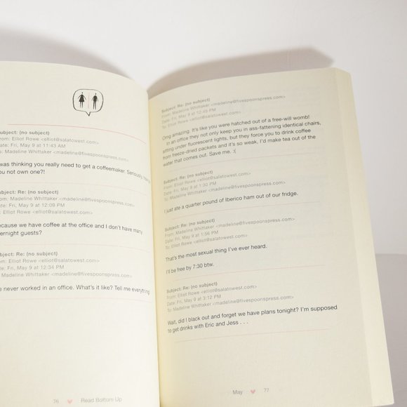 Read Bottom Up Novel Skye Chatham Neel Shah 2016 Paperback New RomCom Romance - Picture 10 of 11